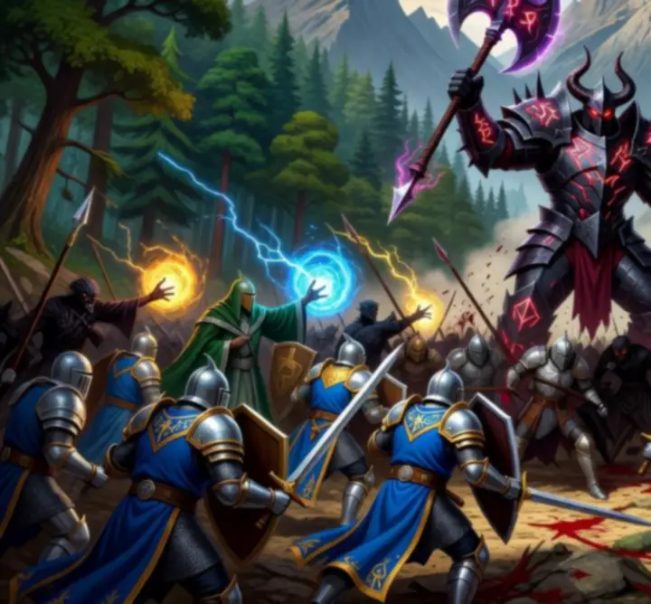 Epikus Kingdom Rush főellenfél-csata a várfalak előtt