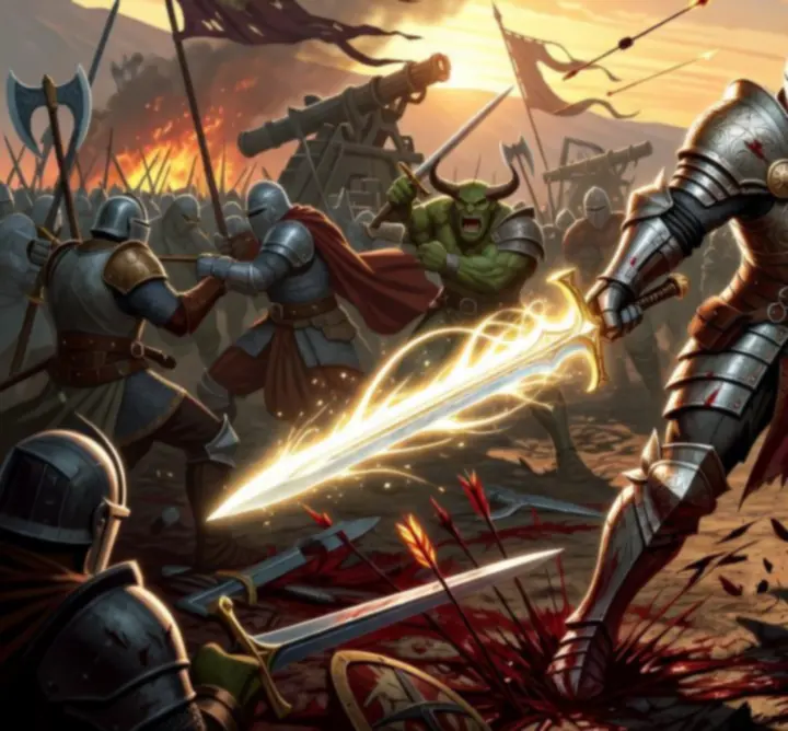 Gerald Lightseeker harc közben Kingdom Rush csatamezőn